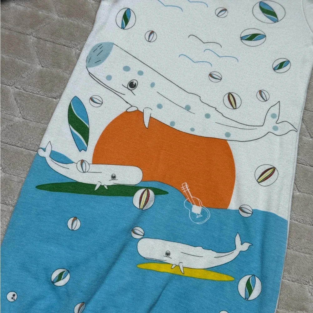 Baby Nay Whale Print Sleep Sack | 0-3M